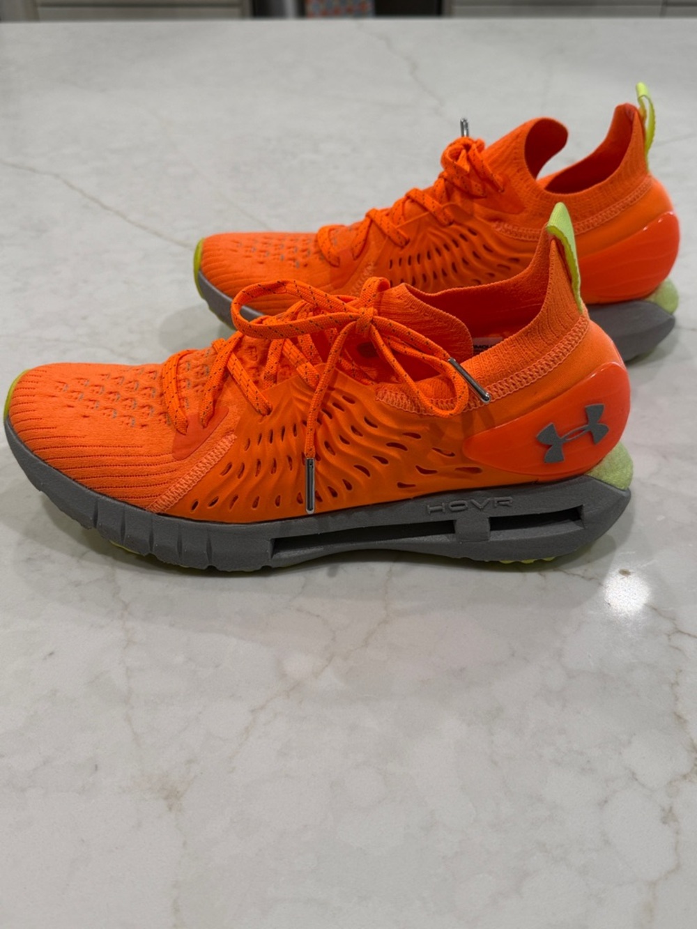 Under Armour EUC Mens HOVR Phantom RN Night Orange Sneakers Running Shoes - SZ 9 - Picture 6 of 11